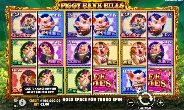Piggy Bank Bills Pragmatic Play สล็อตโจ๊กเกอร์