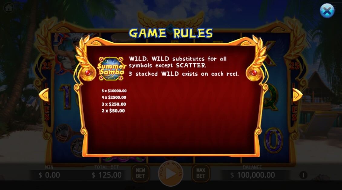 Summer Samba KAGaming joker gaming