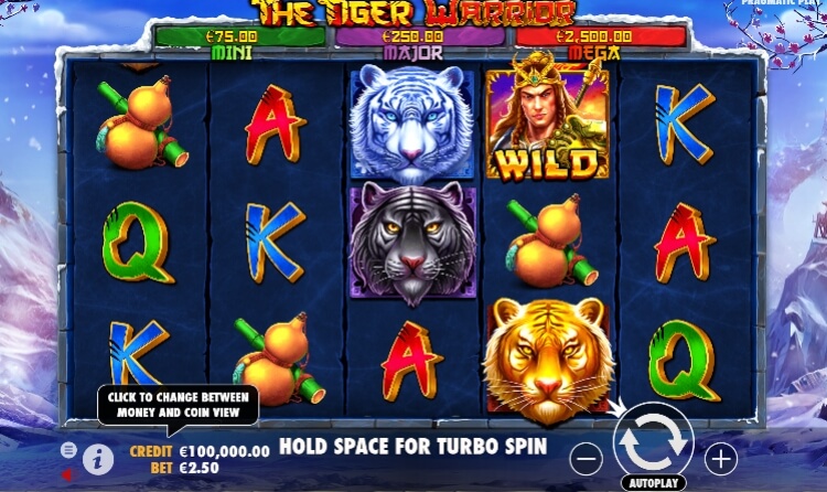 The Tiger Warrior Pragmatic Play สล็อตโจ๊กเกอร์