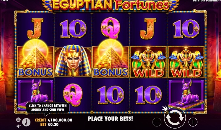 Egyptian Fortunes Pragmatic Play สล็อตโจ๊กเกอร์