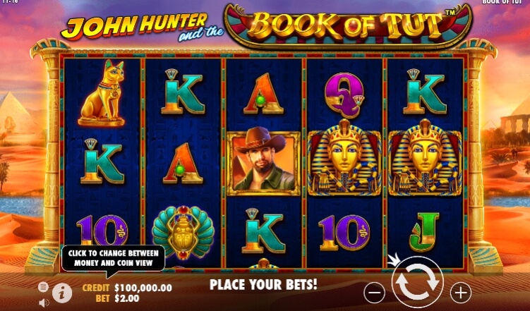 John Hunter And The Book Of Tut Pragmatic Play สล็อตโจ๊กเกอร์