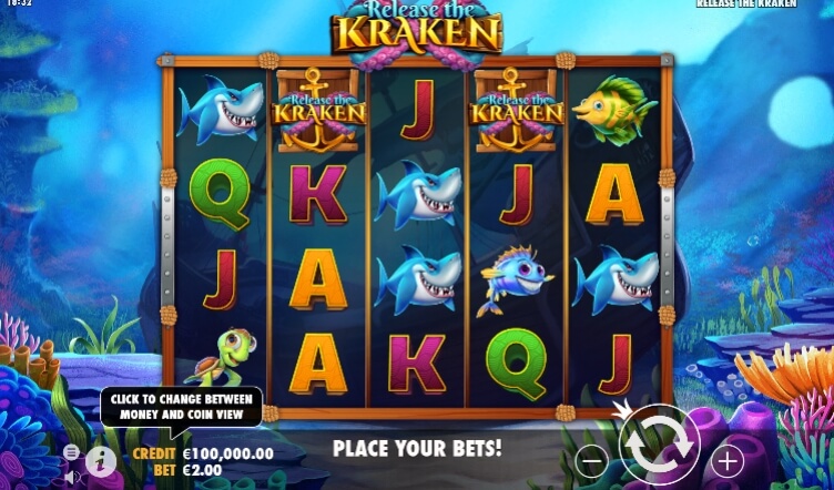 Release The Kraken Pragmatic Play สล็อตโจ๊กเกอร์