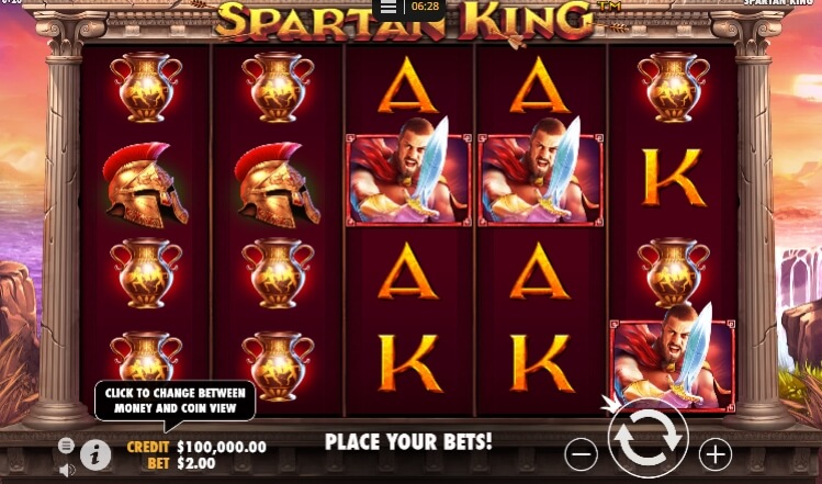 Spartan King Pragmatic Play สล็อตโจ๊กเกอร์