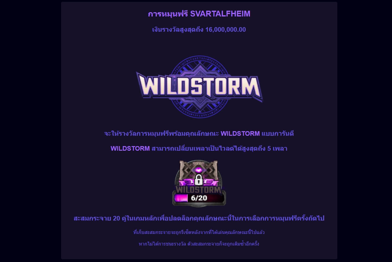 Thunderstruck Wild Lightning MICROGAMING โจ๊กเกอร์สล็อต