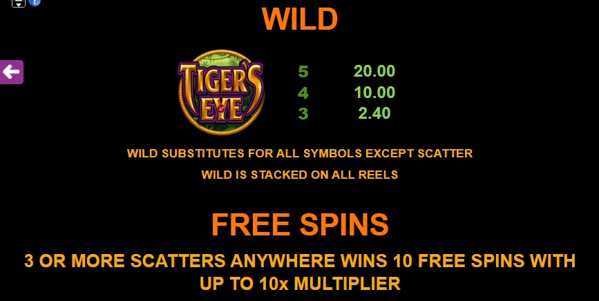 Tiger's Eye MICROGAMING สล็อต joker