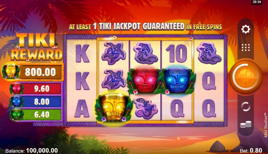 Tiki Reward MICROGAMING สล็อตโจ๊กเกอร์