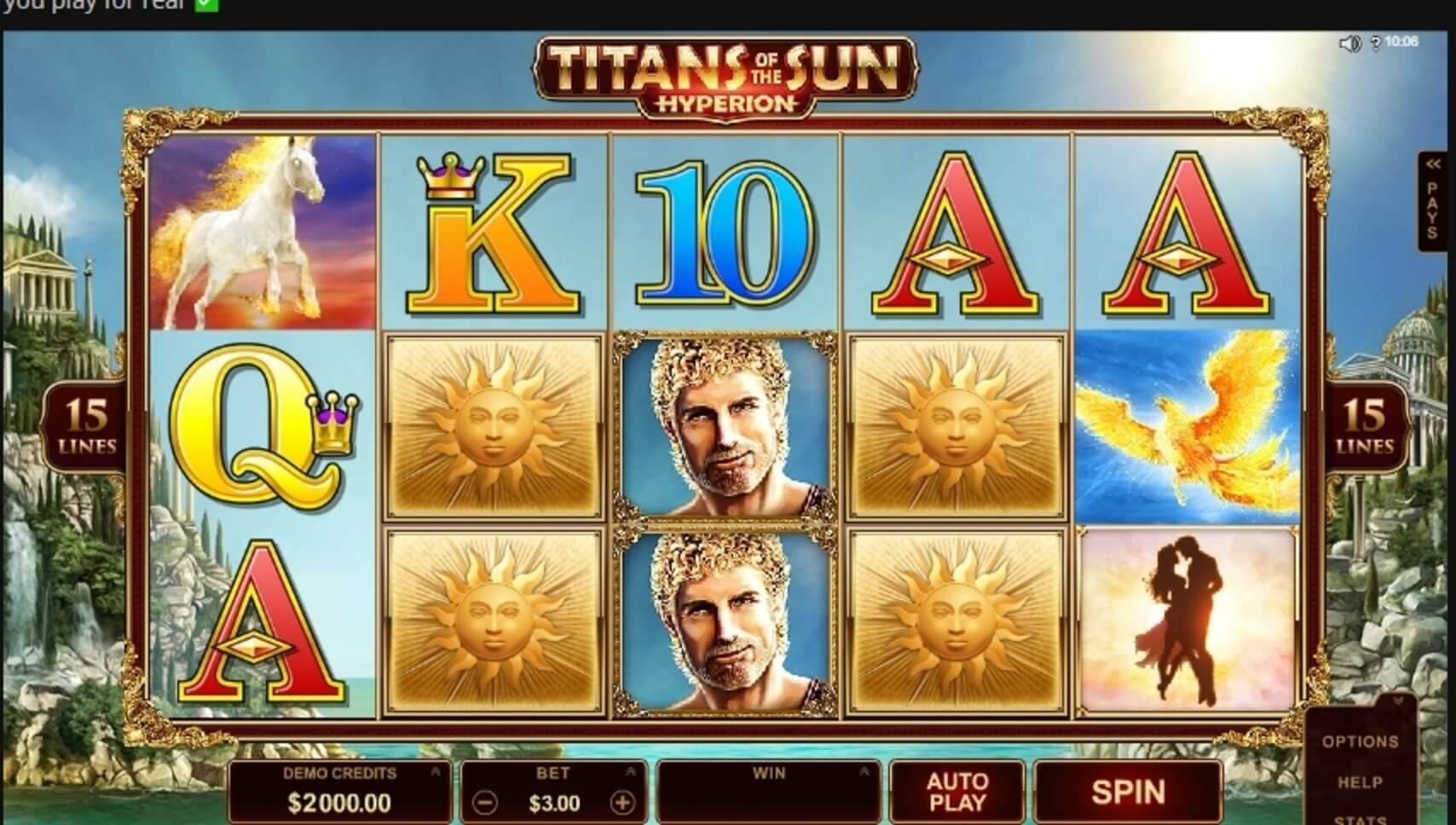Titans Of The Sun Hyperion MICROGAMING สล็อตโจ๊กเกอร์