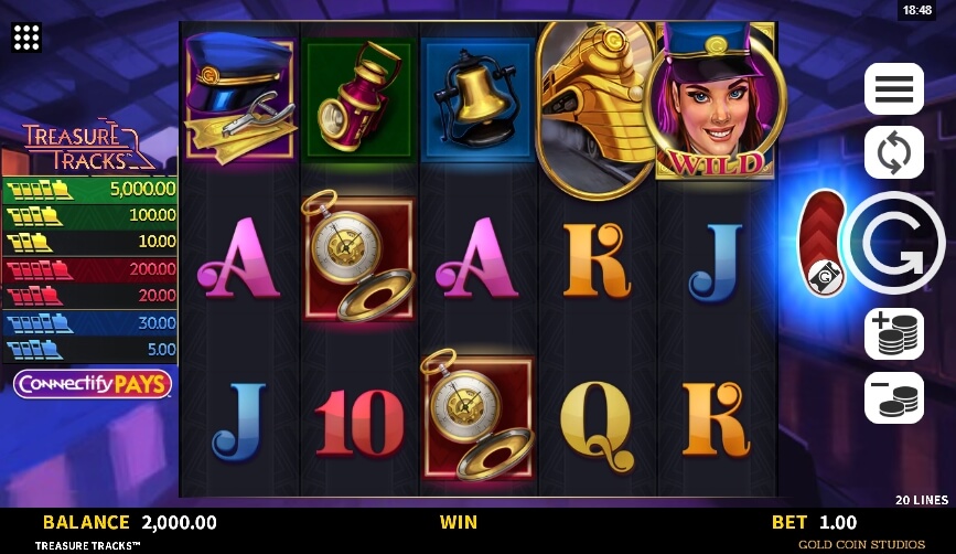 Treasure Tracks MICROGAMING สล็อตโจ๊กเกอร์