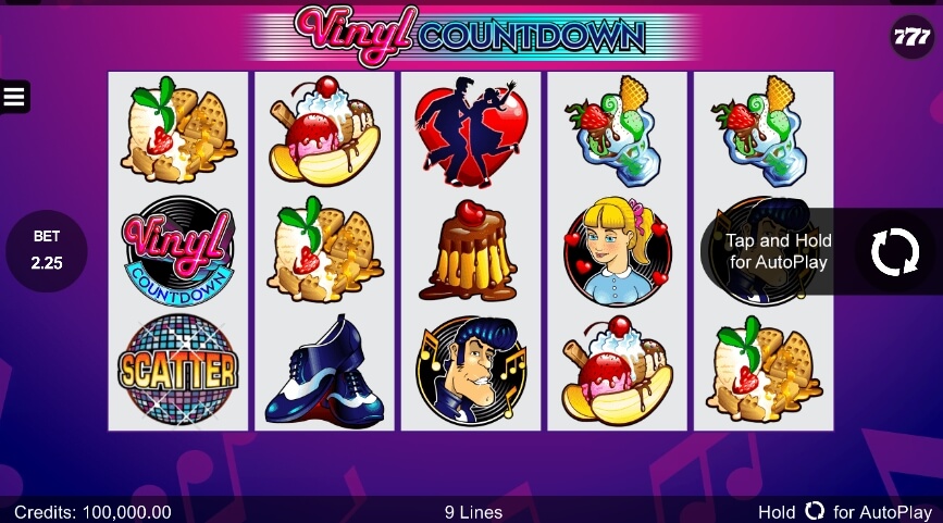 Vinyl Countdown MICROGAMING joker slot