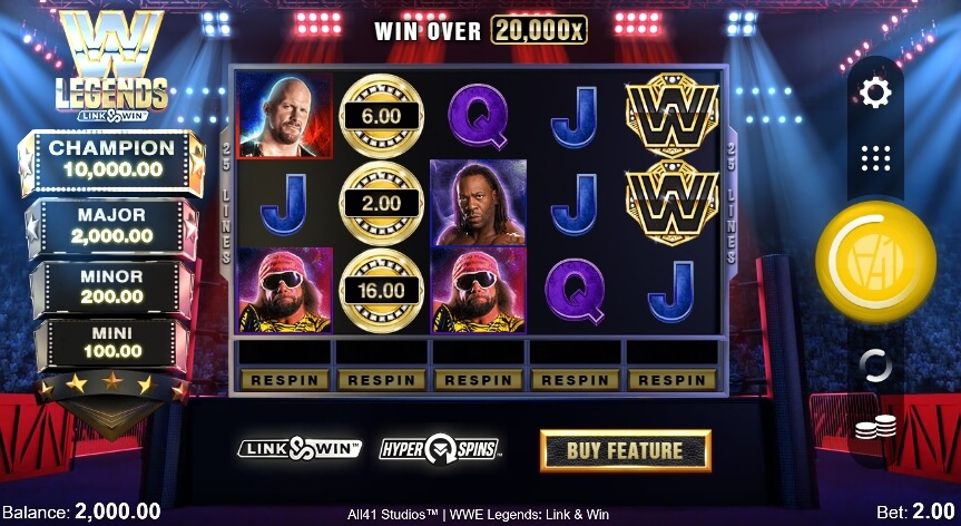 WWE Legends MICROGAMING สล็อตโจ๊กเกอร์