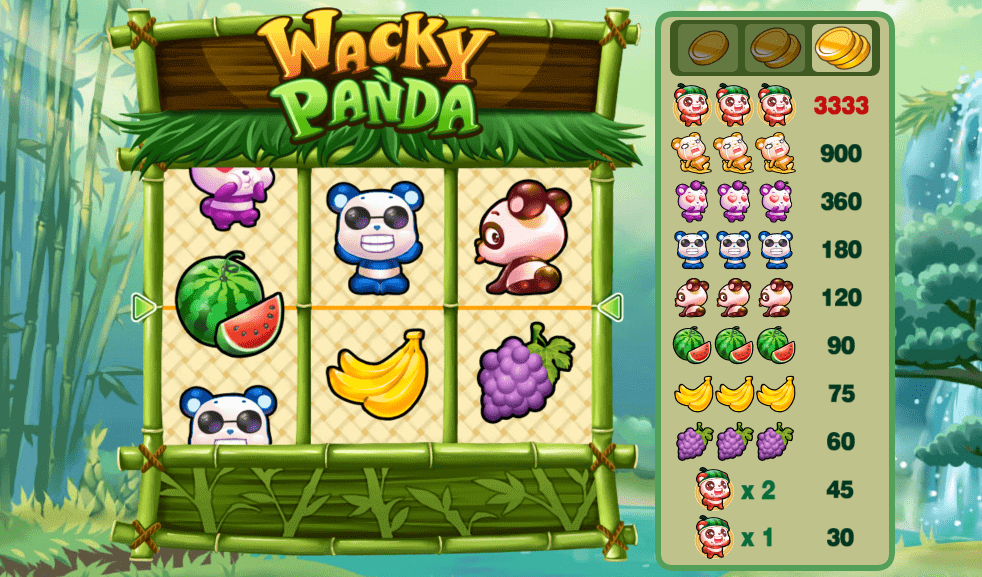 Wacky Panda MICROGAMING สล็อตโจ๊กเกอร์