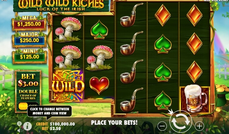 Wild Wild Riches Pragmatic Play สล็อตโจ๊กเกอร์