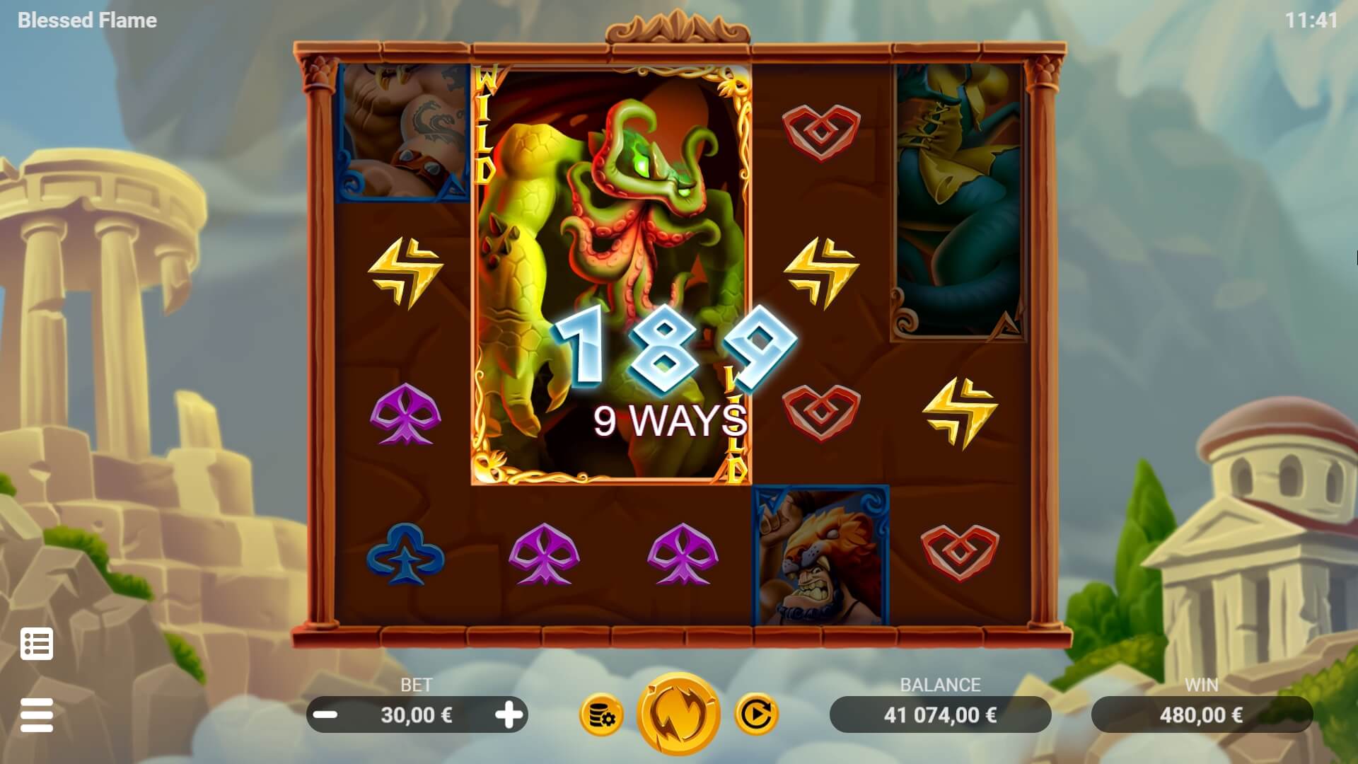 BLESSED FLAME Evoplay สล็อต joker