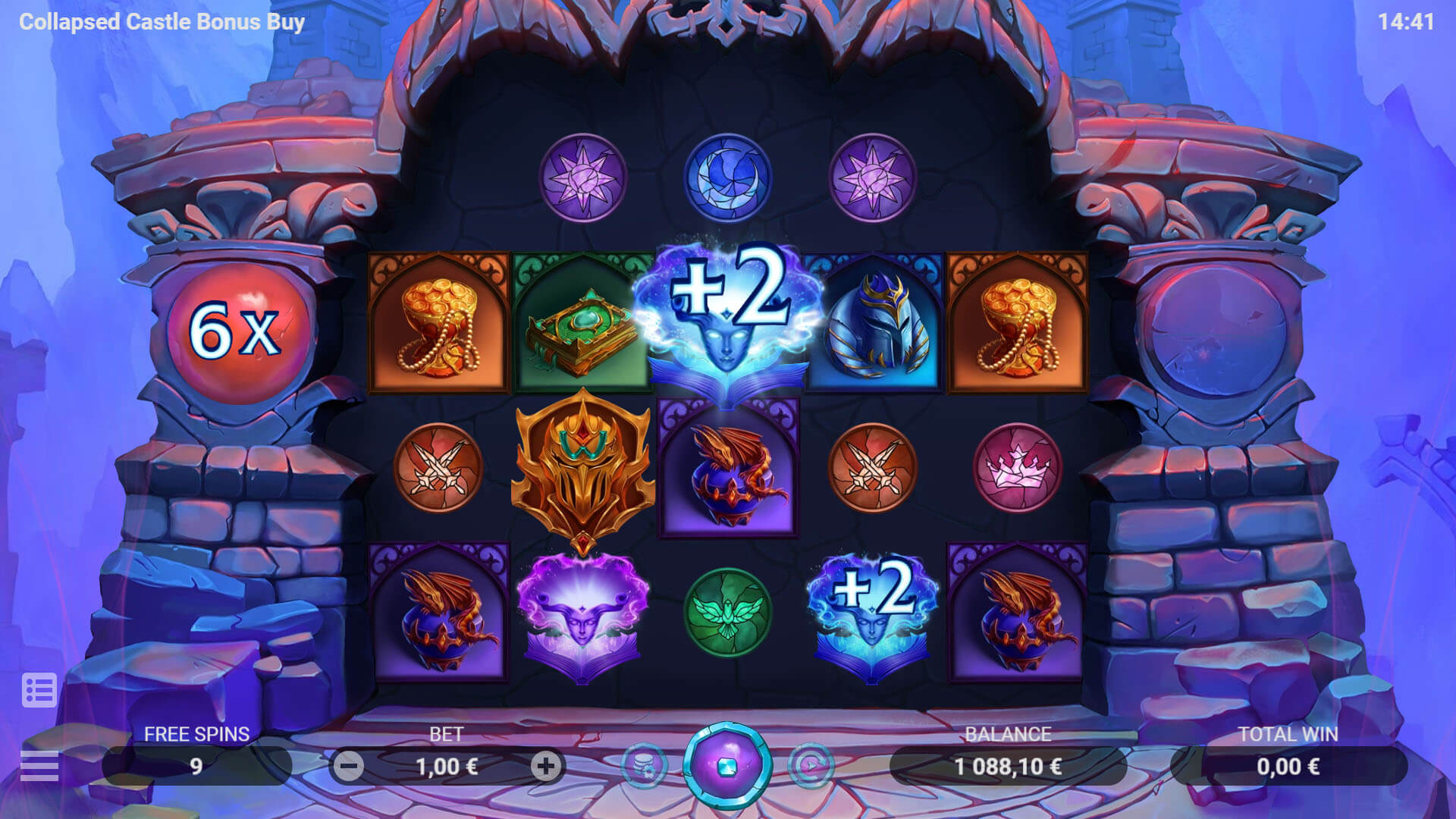 COLLAPSED CASTLE BONUS BUY Evoplay joker slot