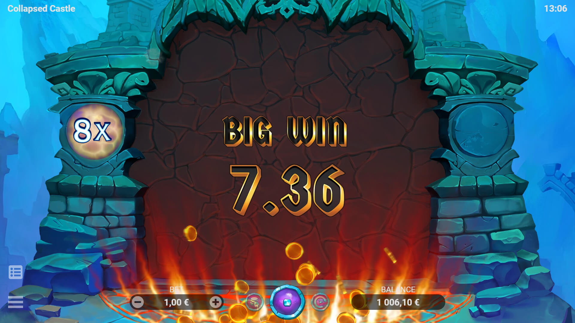 COLLAPSED CASTLE Evoplay joker123th