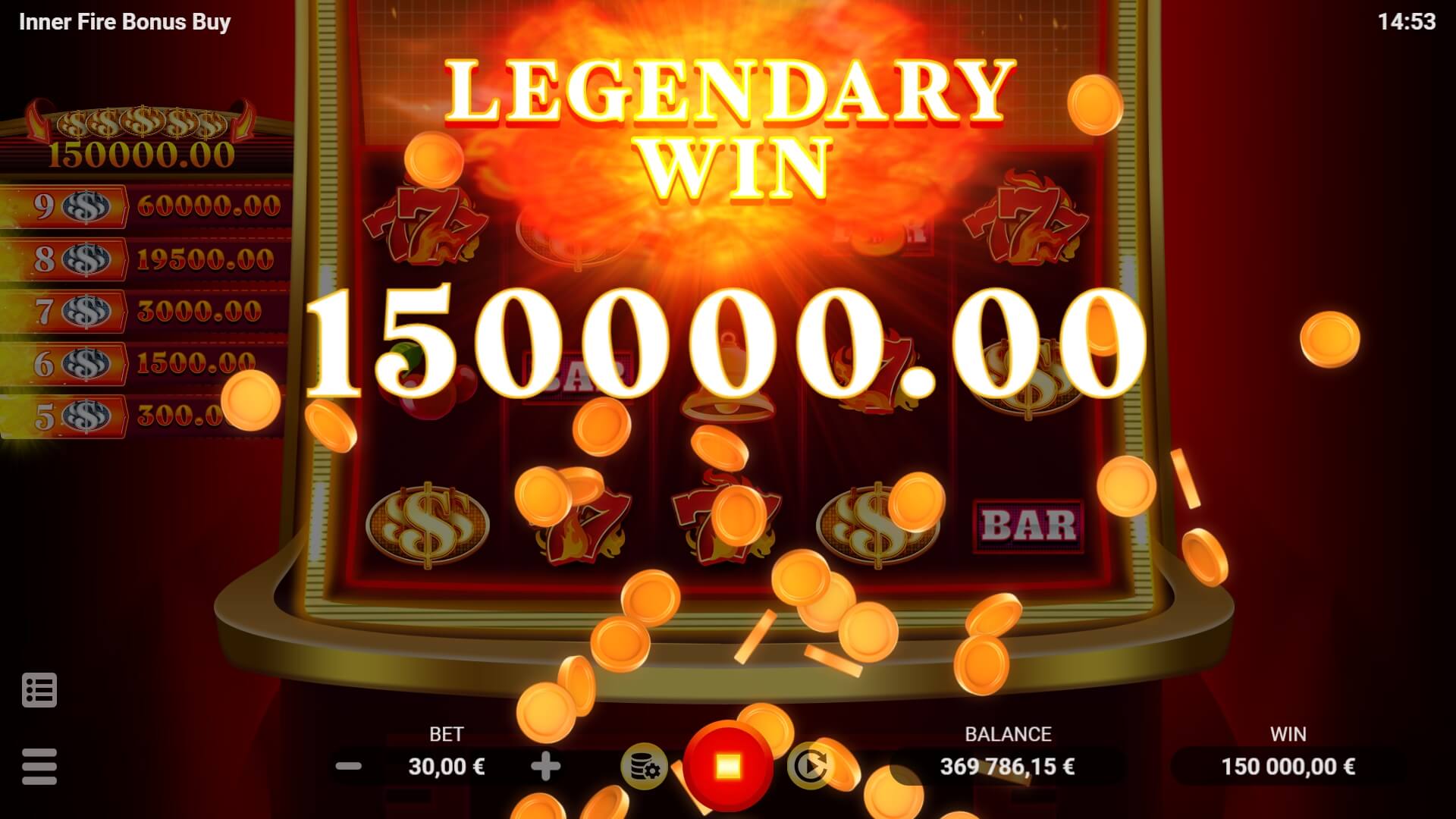 INNER FIRE BONUS BUY Evoplay joker888