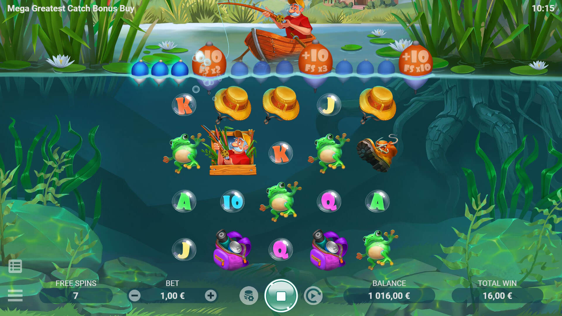 MEGA GREATEST CATCH BONUS BUY Evoplay joker123th