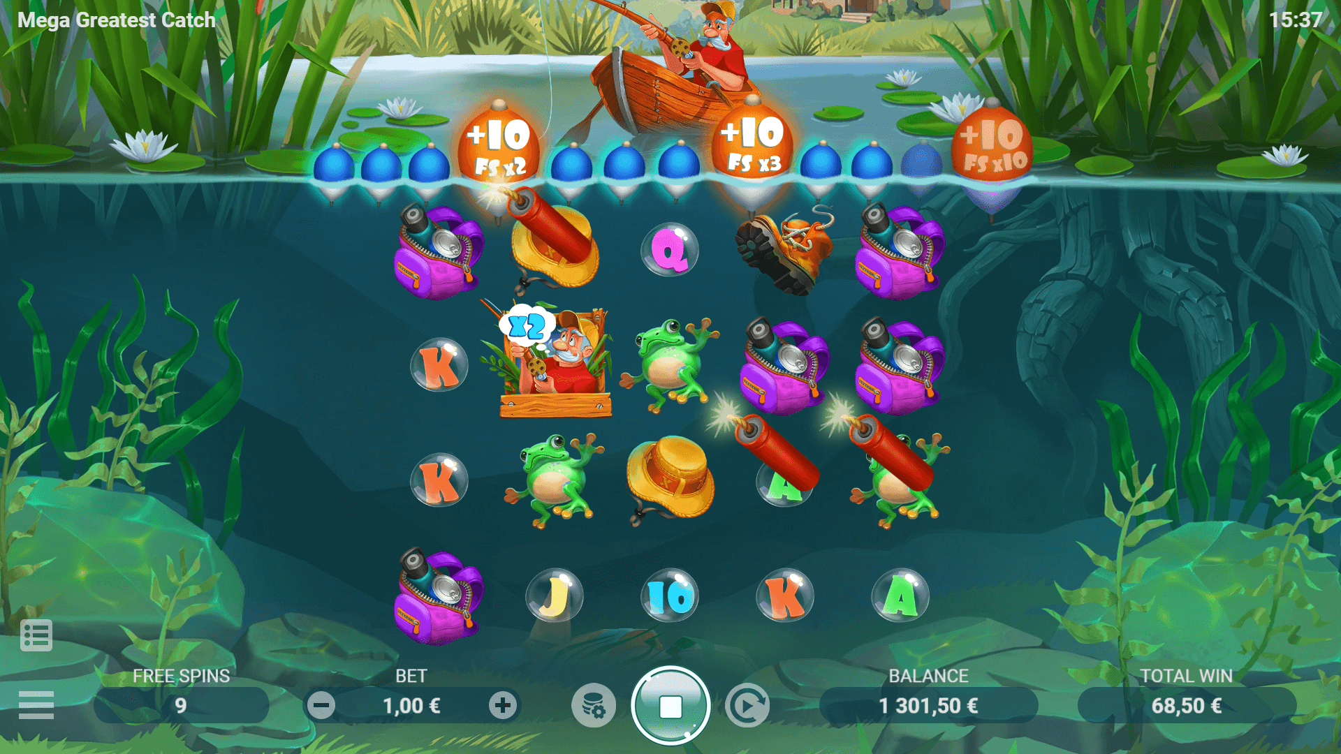 MEGA GREATEST CATCH Evoplay สล็อต 1234 joker