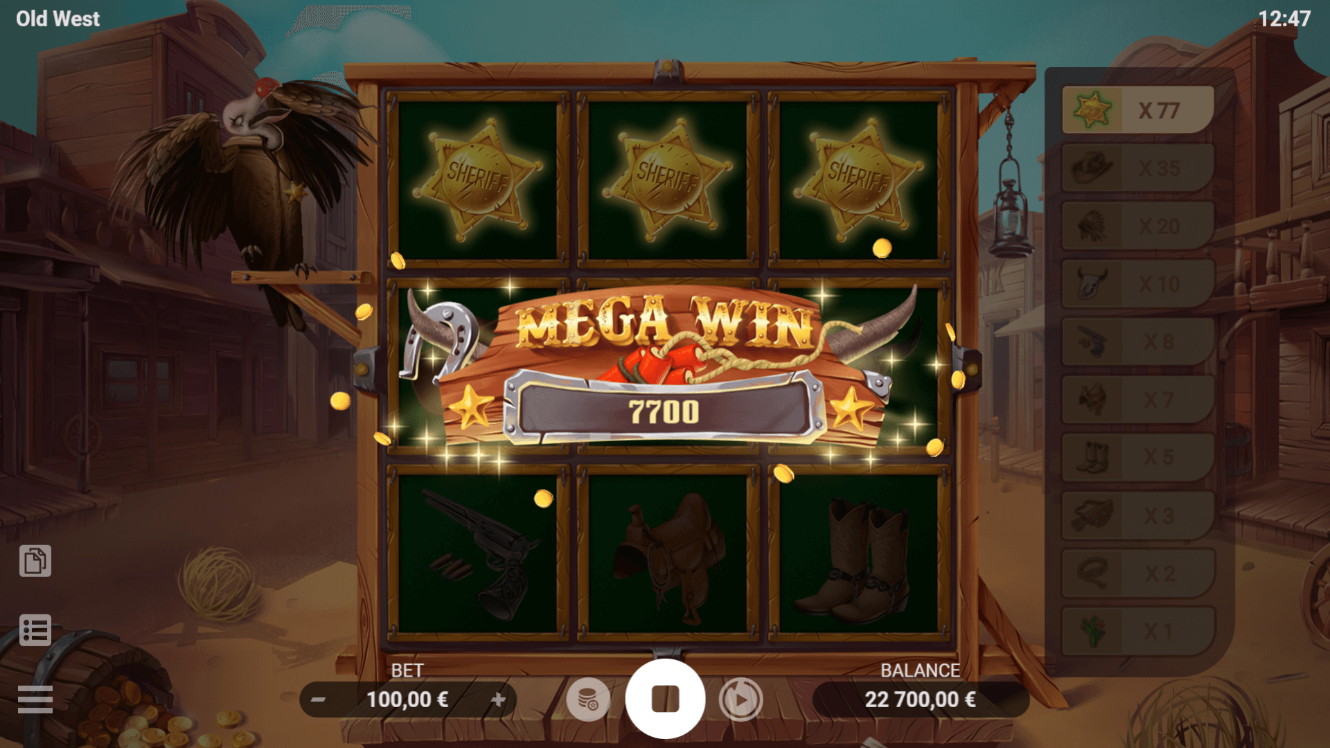 OLD WEST Evoplay สล็อต joker