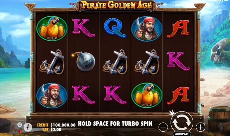 Pirate Golden Age Pragmatic Play สล็อตโจ๊กเกอร์