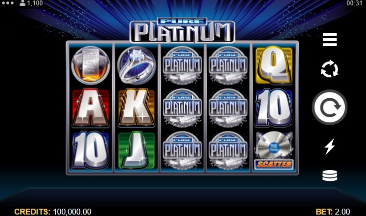 Pure Platinum MICROGAMING joker slot