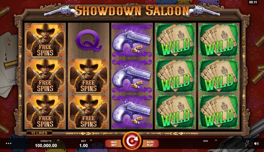 Showdown Saloon MICROGAMING joker gaming