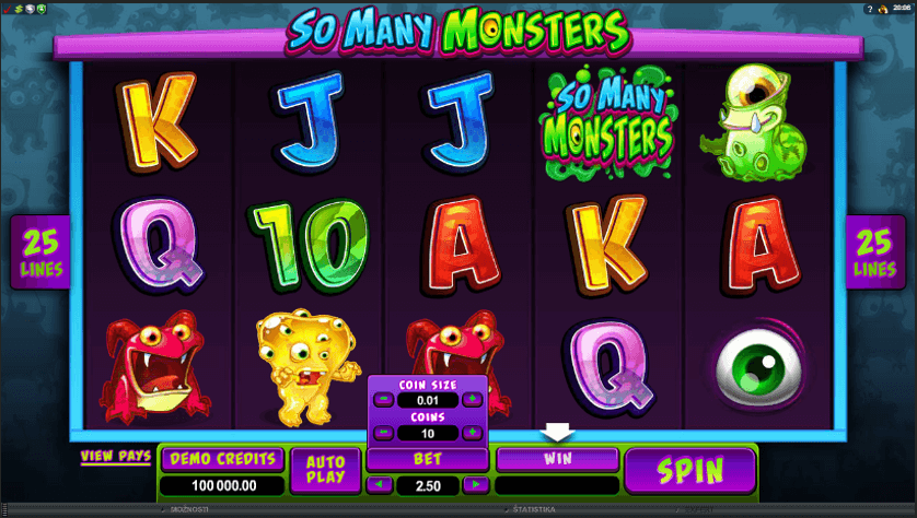 So Many Monsters MICROGAMING สล็อตโจ๊กเกอร์