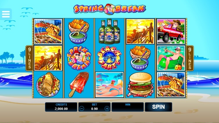 Spring Break MICROGAMING สล็อตโจ๊กเกอร์
