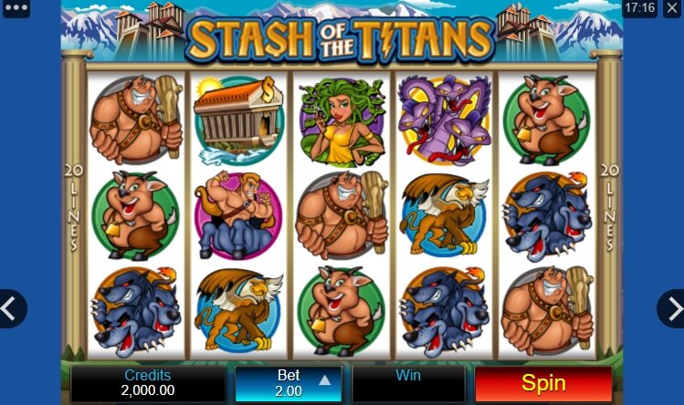 Stash of the Titans MICROGAMING joker slot