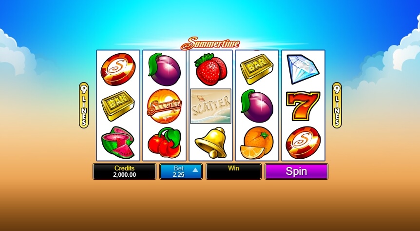 Summertime MICROGAMING สล็อตโจ๊กเกอร์