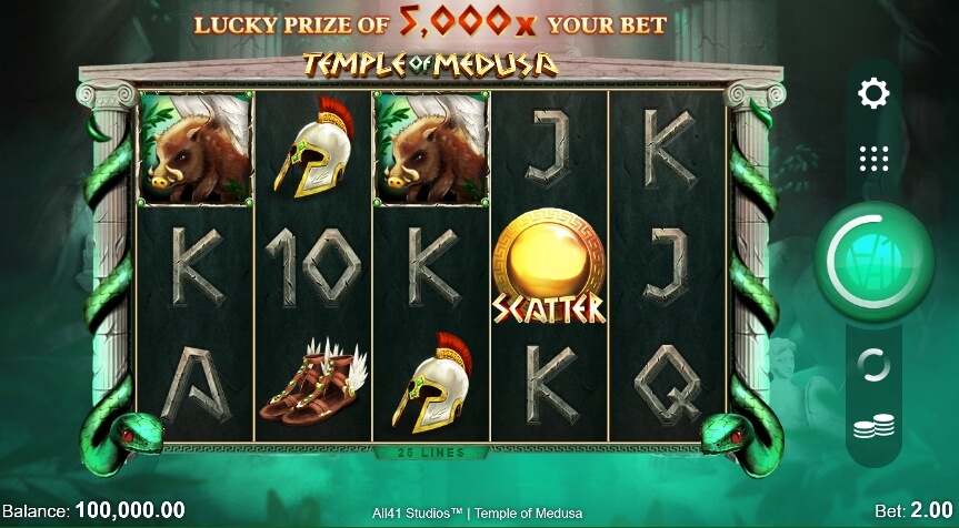 Temple of Medusa MICROGAMING joker gaming