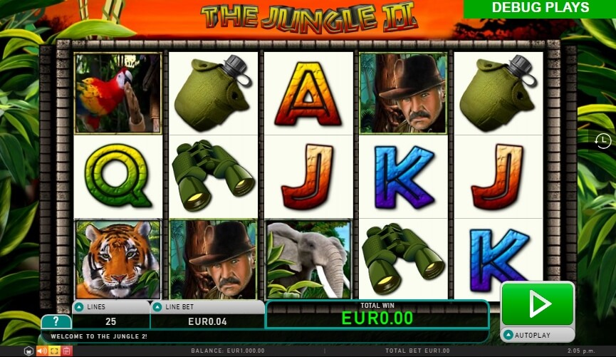 The Jungle 2 MICROGAMING สล็อตโจ๊กเกอร์