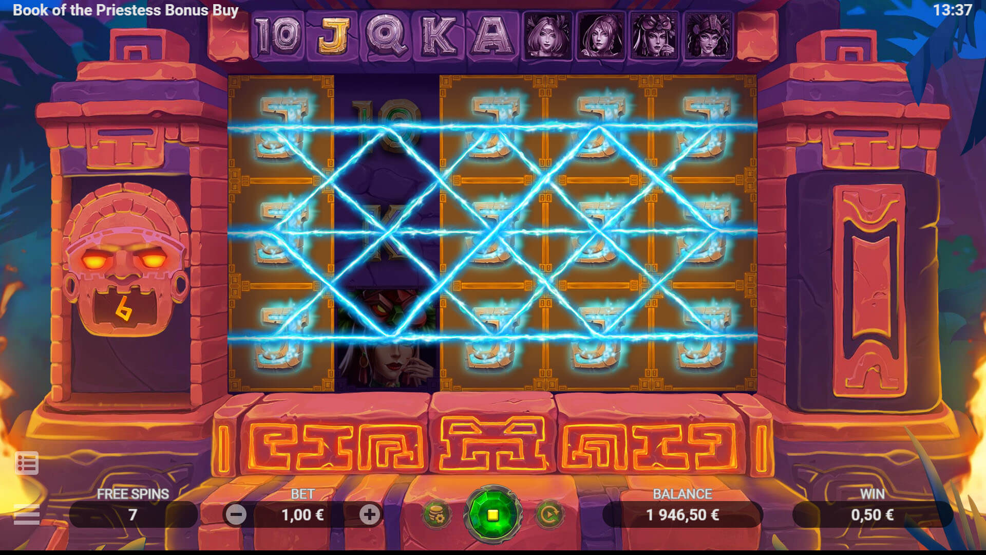 Book of the Priestess Bonus Buy Evoplay joker gaming