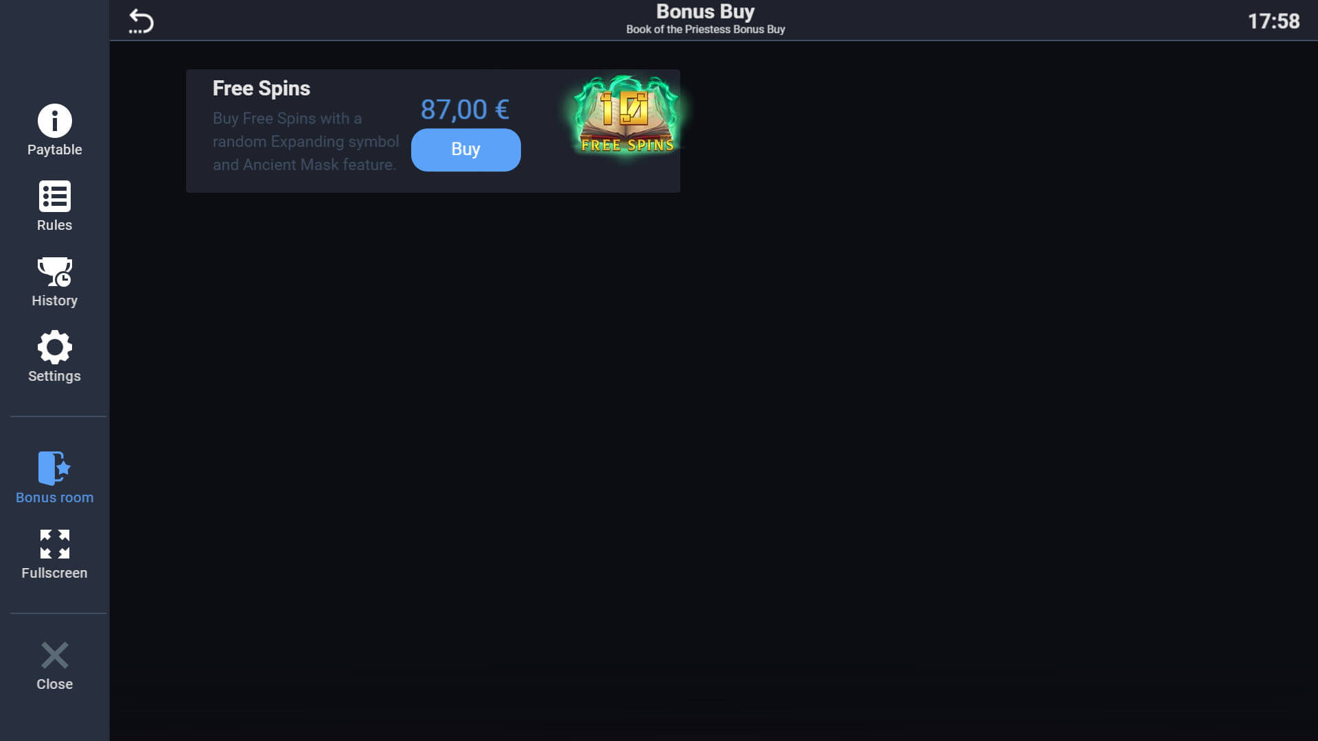 Book of the Priestess Bonus Buy Evoplay joker123 net