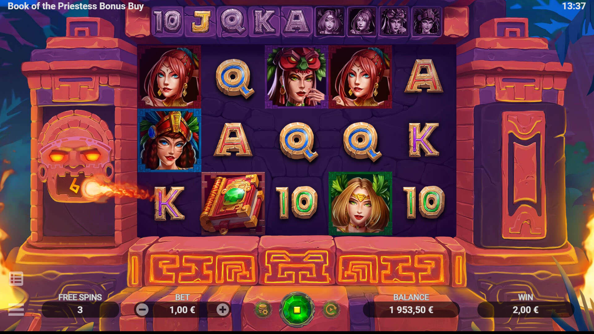 Book of the Priestess Bonus Buy Evoplay joker123