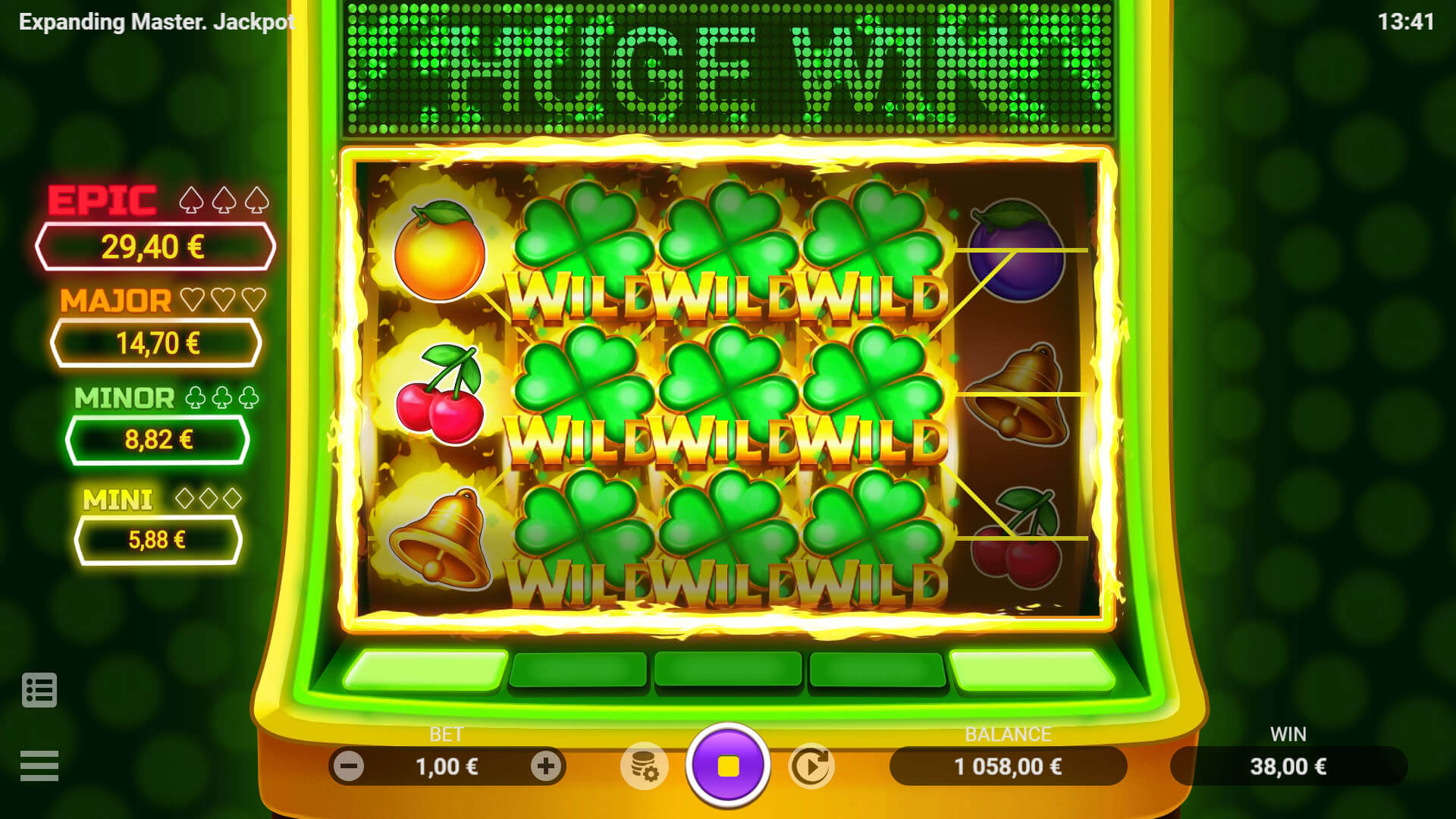 EXPANDING MASTER JACKPOT Evoplay joker123th