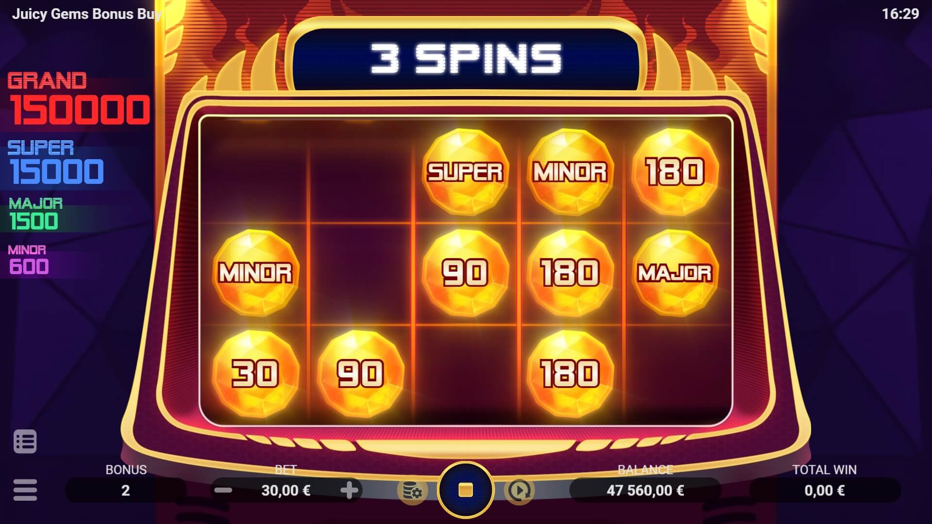 JUICY GEMS BONUS BUY Evoplay โจ๊กเกอร์ 123