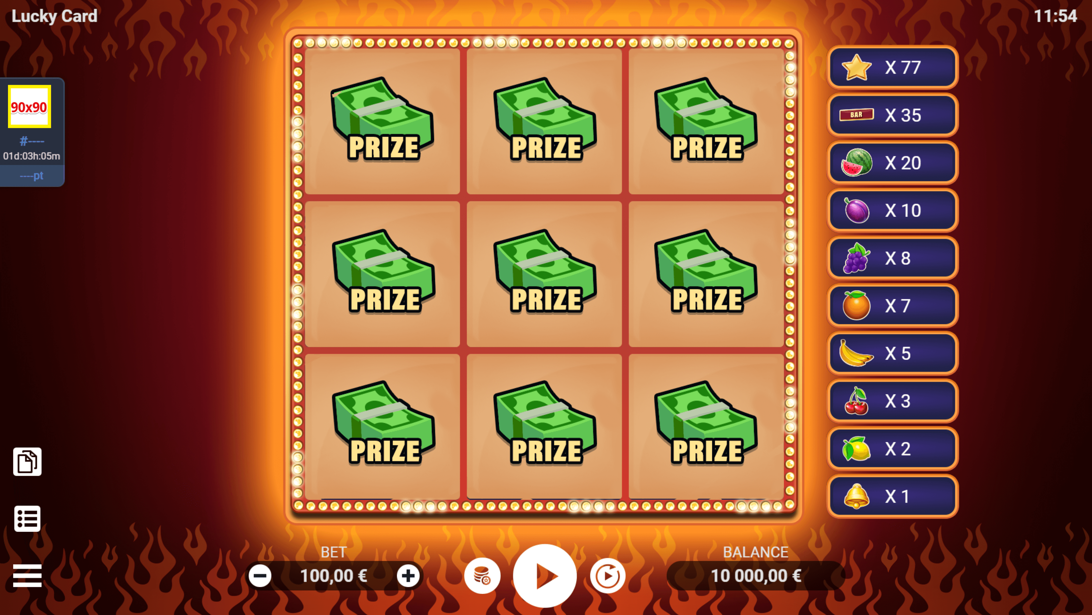 LUCKY CARD Evoplay joker123th