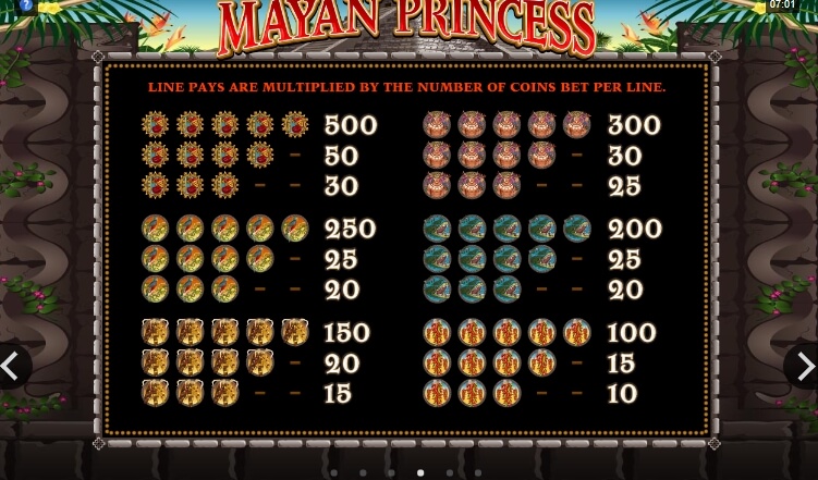 Mayan Princess MICROGAMING สล็อต joker