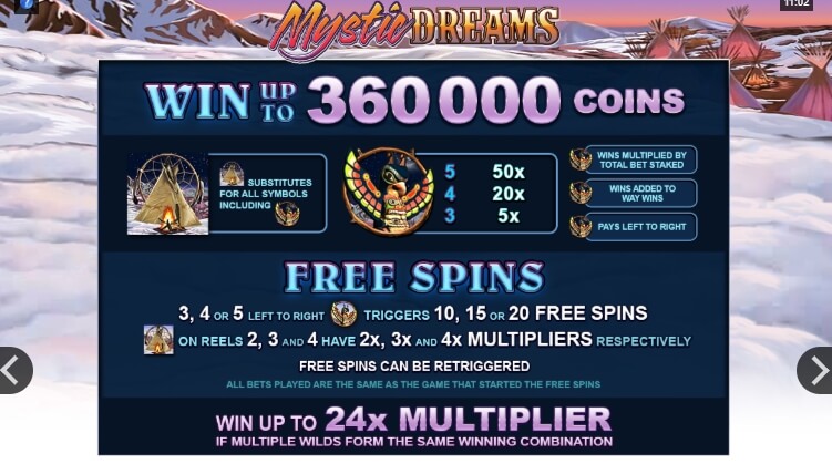 Mystic Dreams MICROGAMING joker gaming