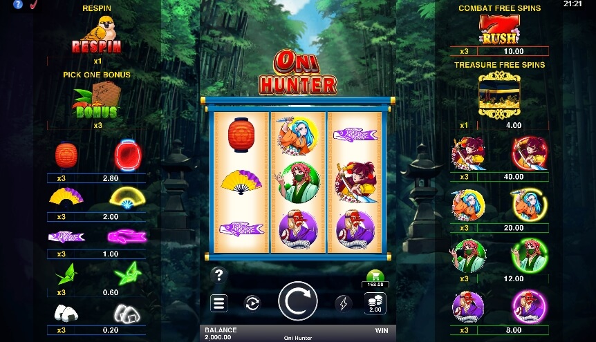 Oni Hunter MICROGAMING สล็อตโจ๊กเกอร์