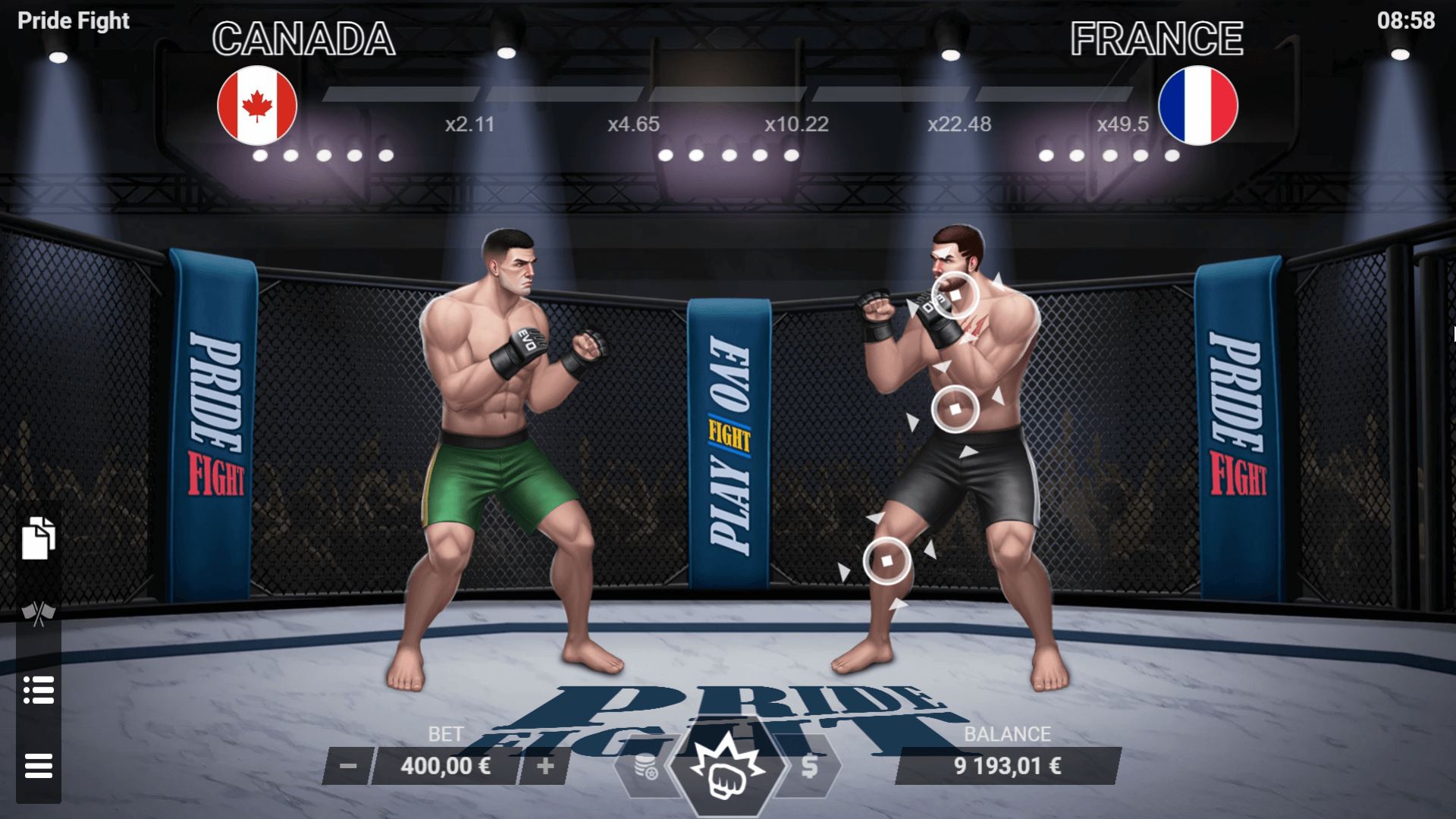 PRIDE FIGHT Evoplay สล็อต joker