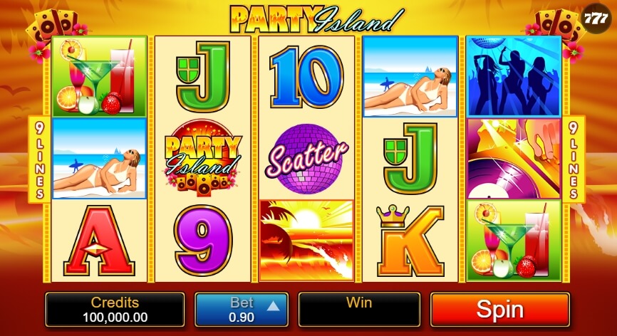 Party Island MICROGAMING joker slot