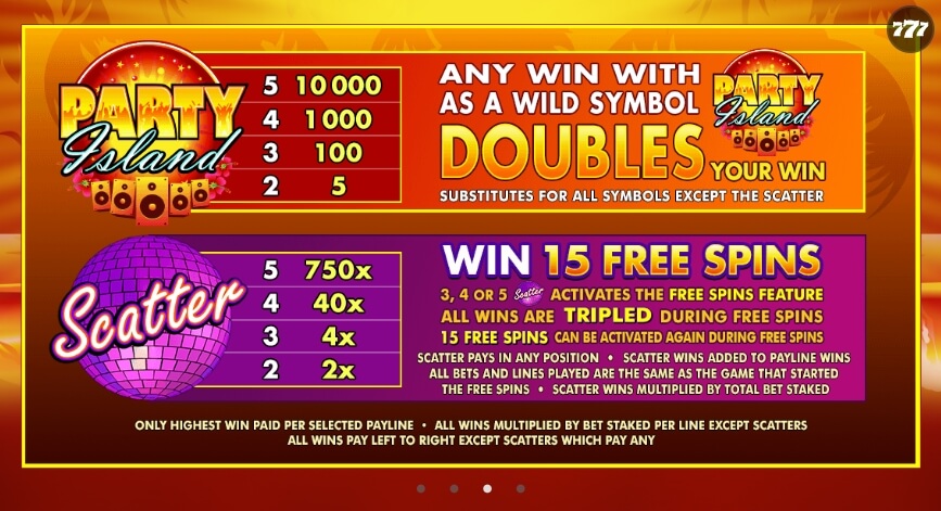 Party Island MICROGAMING สล็อตโจ๊กเกอร์