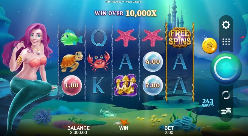 Pearl Catcher MICROGAMING สล็อตโจ๊กเกอร์