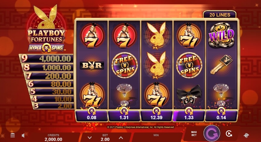 Playboy Fortunes HyperSpins MICROGAMING สล็อตโจ๊กเกอร์