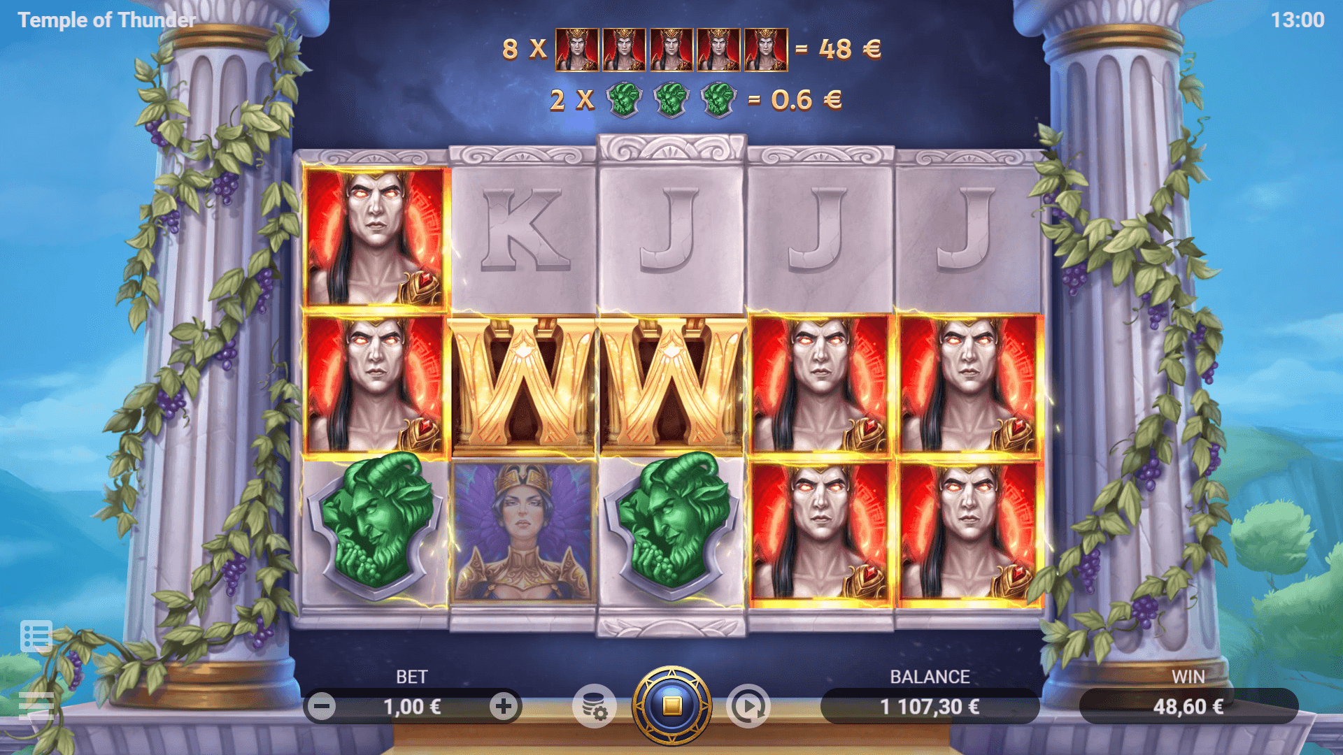 TEMPLE OF THUNDER Evoplay joker123th
