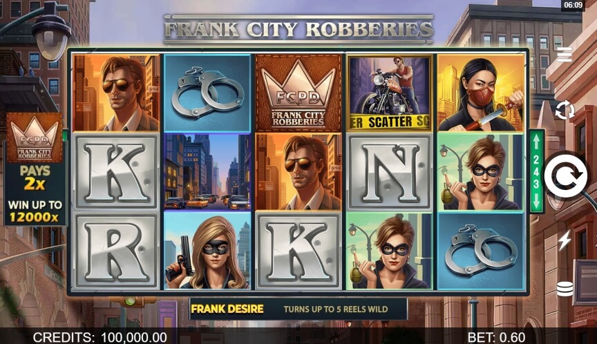 Frank City Robberies MICROGAMING สล็อตโจ๊กเกอร์