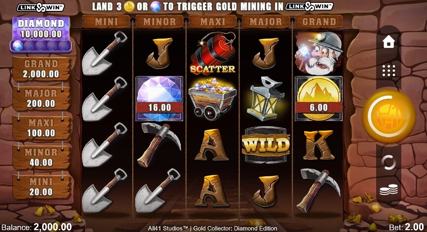 Gold Collector Diamond Edition MICROGAMING joker gaming