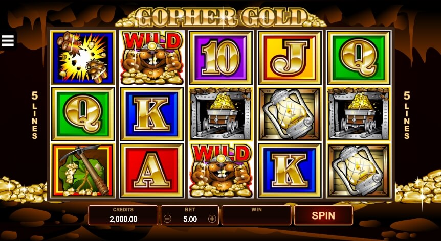 Gopher Gold MICROGAMING สล็อตโจ๊กเกอร์